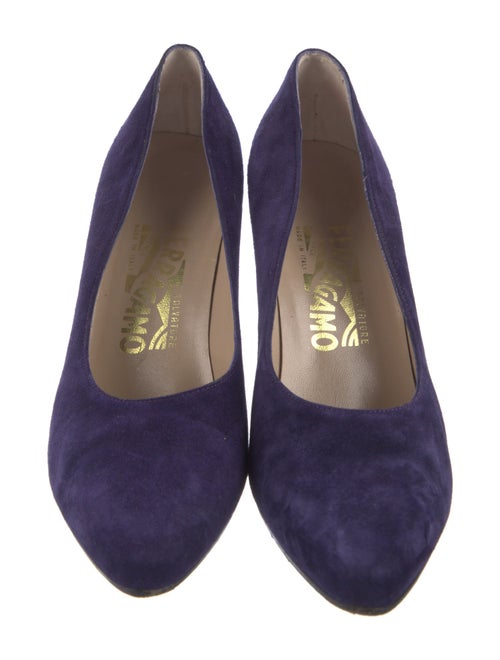 Ferragamo Suede Pumps