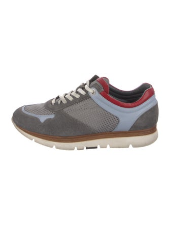 Ferragamo Colorblock Pattern Athletic Sneakers