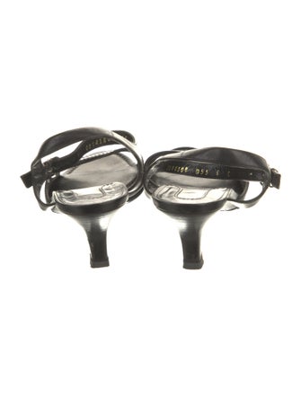 Salvatore Ferragamo Leather Slingback Sandals