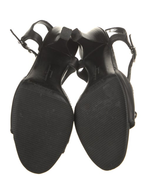 Salvatore Ferragamo Leather Slingback Sandals