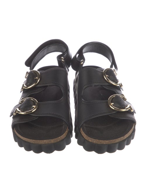 Ferragamo Leather Slingback Flats