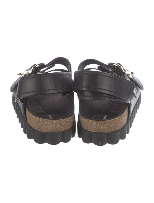 Ferragamo Leather Slingback Flats