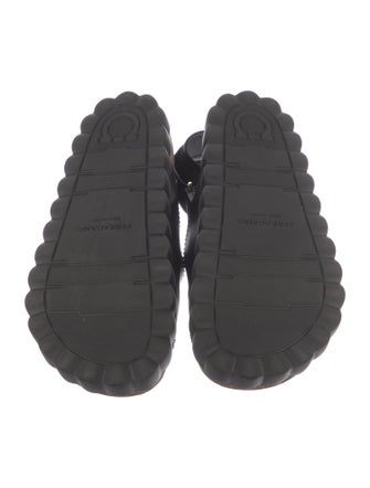 Ferragamo Leather Slingback Flats