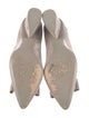 Ferragamo Suede Bow Accents Pumps