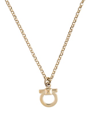 Ferragamo Gancini Pendant Necklace