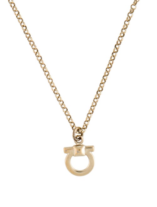 Ferragamo Gancini Pendant Necklace