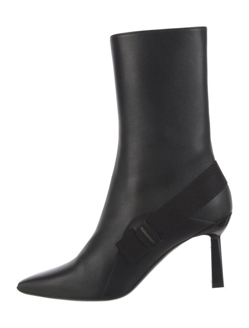 Ferragamo Leather Sock Boots
