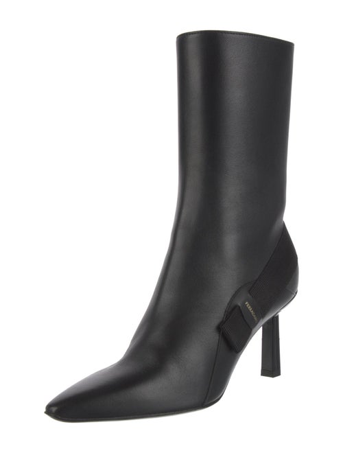 Ferragamo Leather Sock Boots