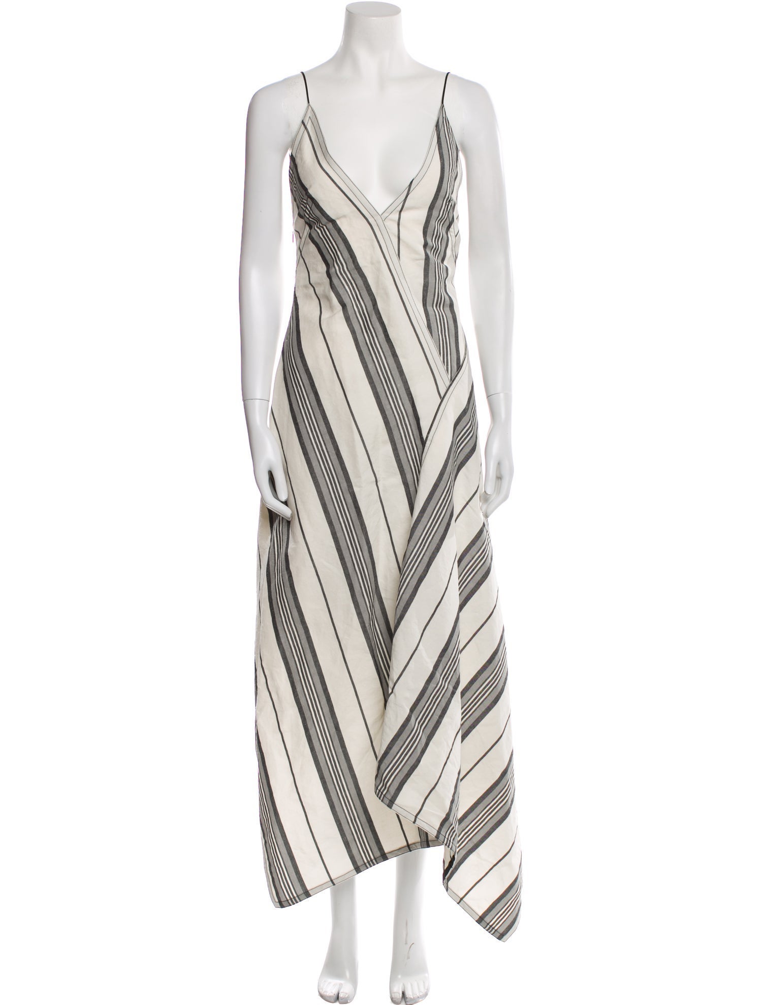 Ferragamo Linen Long Dress