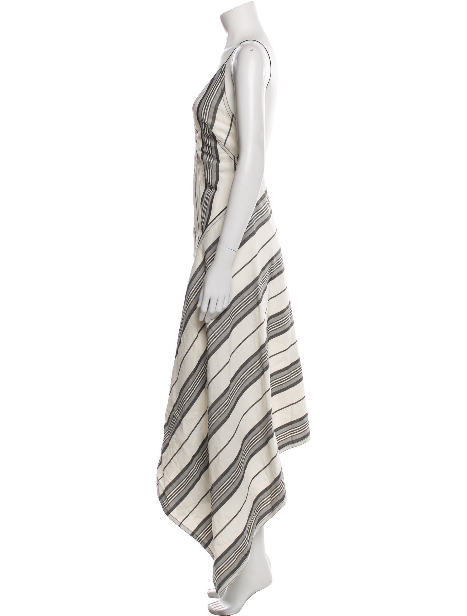 Ferragamo Linen Long Dress