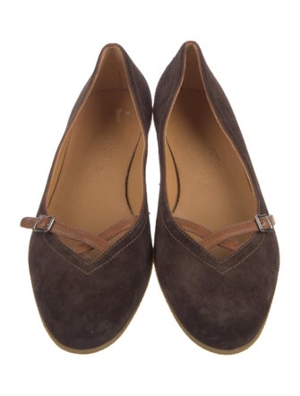Ferragamo Suede Flats