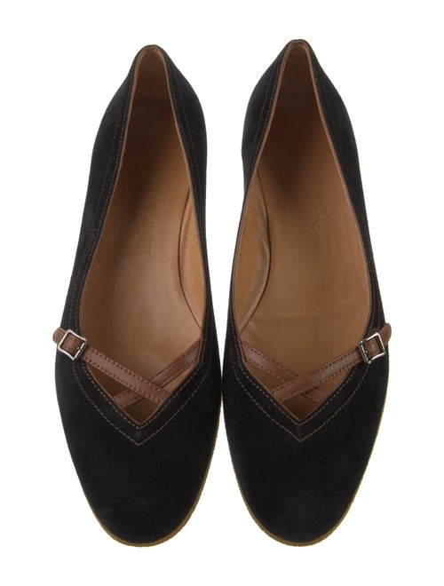 Ferragamo Suede Flats