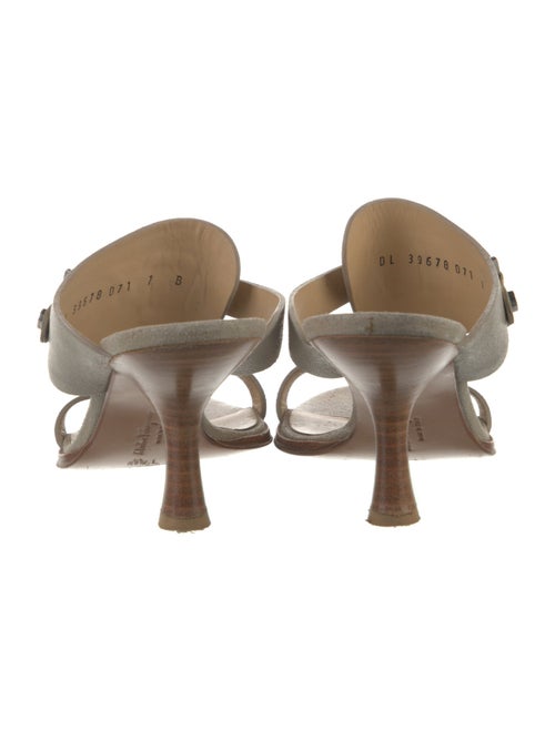 Ferragamo Horsebit Accent Leather Slides