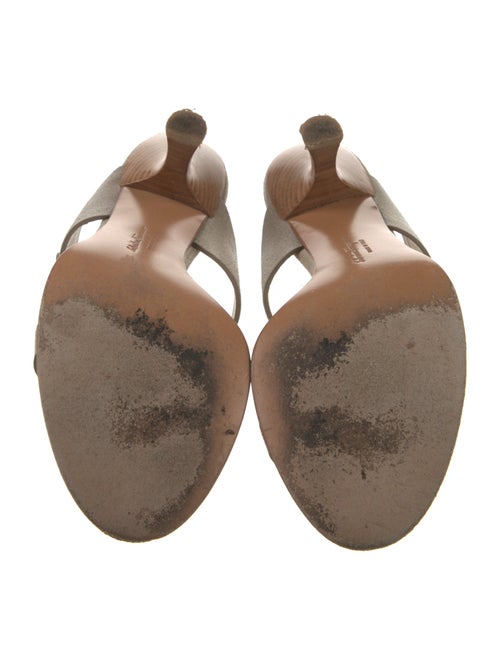 Ferragamo Horsebit Accent Leather Slides