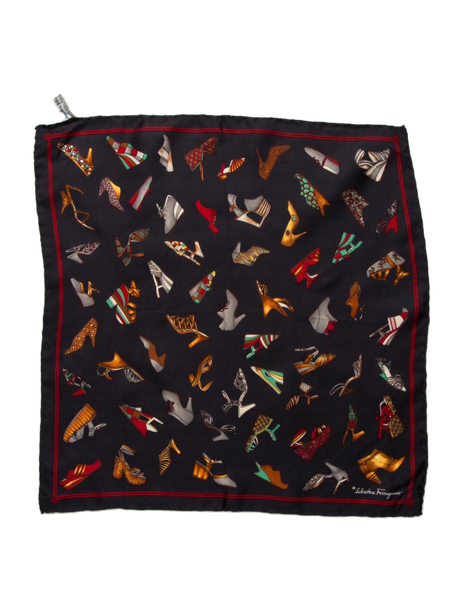Ferragamo Silk Printed Scarf