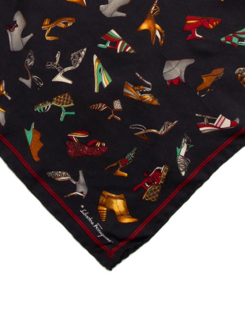 Ferragamo Silk Printed Scarf