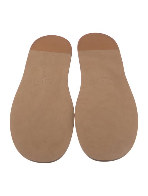 Ferragamo Leather Slides