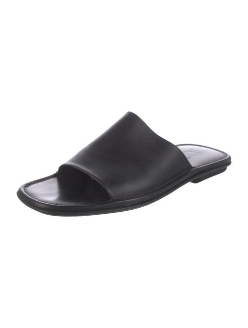 Ferragamo Leather Slides