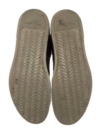 Ferragamo Leather Printed Sneakers