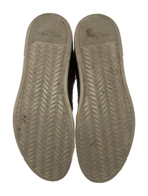 Ferragamo Leather Printed Sneakers