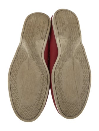 Ferragamo Leather Boat Shoes