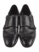 Ferragamo Leather Monk Straps