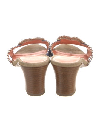 Ferragamo Leather Slides