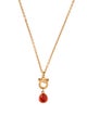 Ferragamo Coral Pendant Necklace