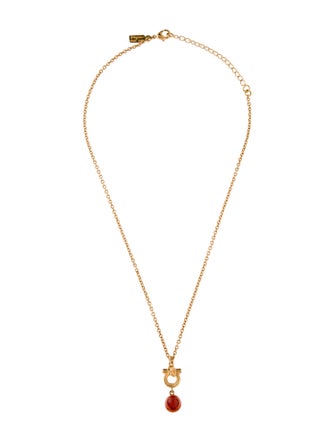 Ferragamo Coral Pendant Necklace