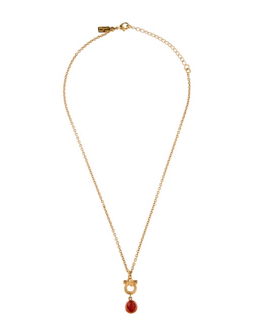 Ferragamo Coral Pendant Necklace