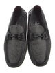Salvatore Ferragamo Gancini Logo Leather Trim Embellishment Drivers