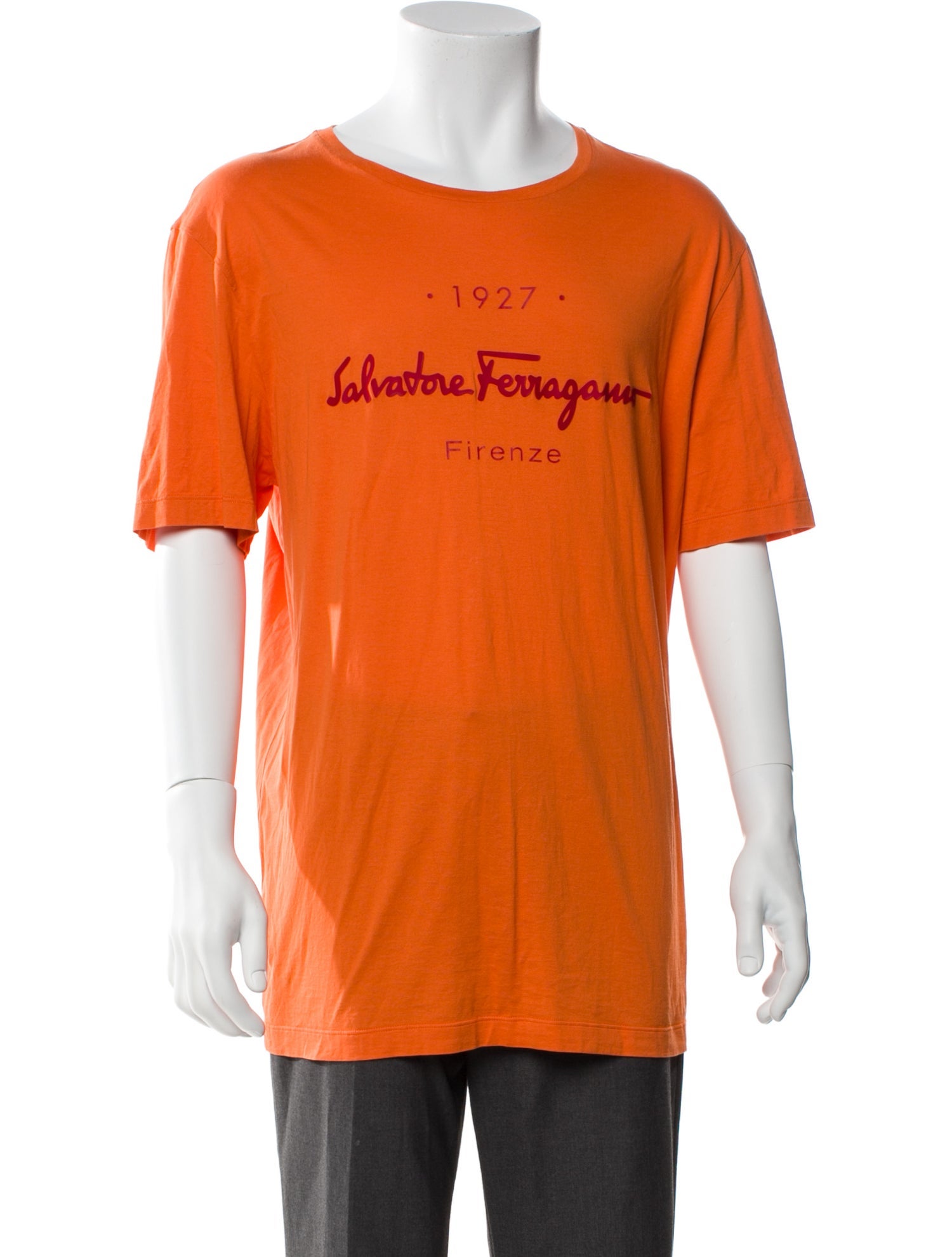 Ferragamo Graphic Print Short Sleeve Shirt