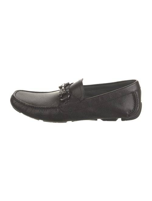 Ferragamo Leather Monk Straps