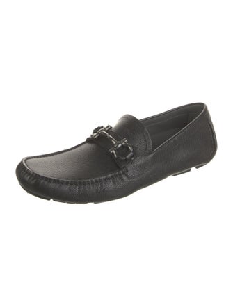 Ferragamo Leather Monk Straps