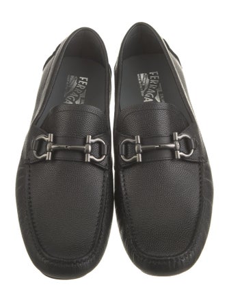 Ferragamo Leather Monk Straps