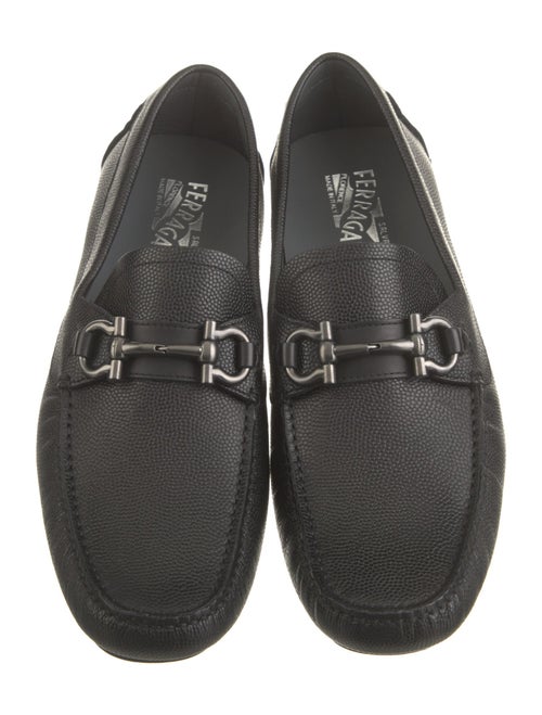 Ferragamo Leather Monk Straps
