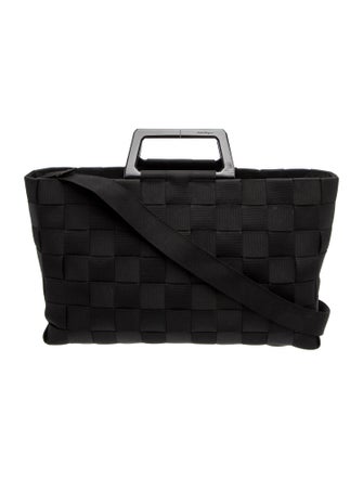 Ferragamo Canvas Top Handle Bag