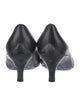 Salvatore Ferragamo Leather Bow Accents Pumps
