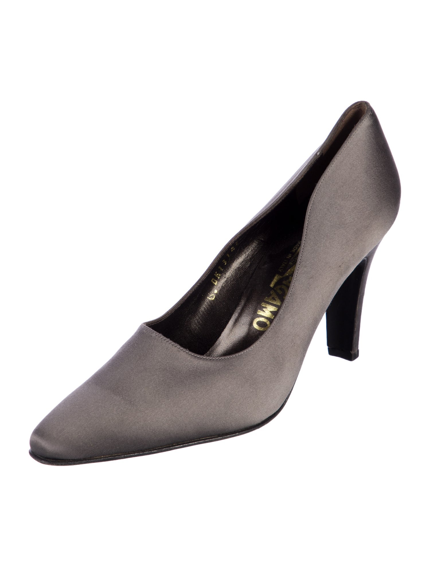Ferragamo Vintage Satin Pumps