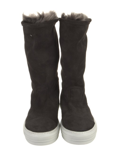 Ferragamo Suede Sock Sneakers