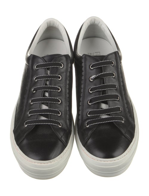 Ferragamo Leather Sneakers