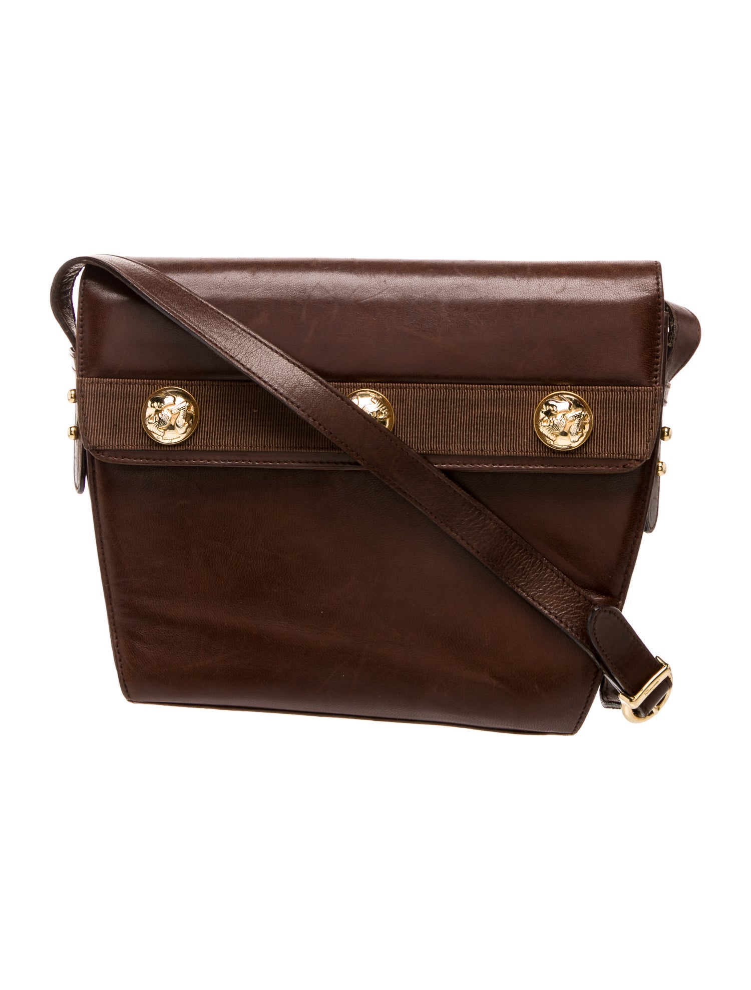 Salvatore Ferragamo Leather Crossbody Bag Vintage