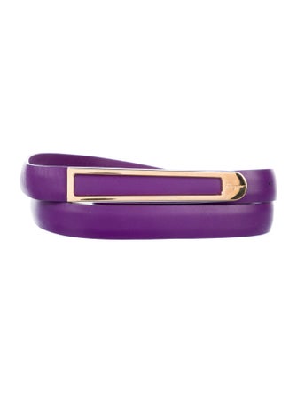 Ferragamo Skinny Leather Belt