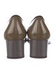 Ferragamo Patent Leather Bow Accents Pumps