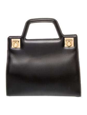 Ferragamo Leather Top Handle Bag