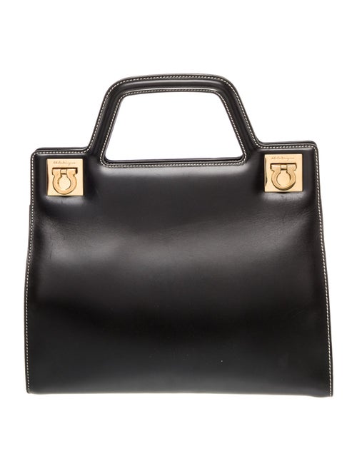 Ferragamo Leather Top Handle Bag