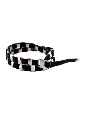 Ferragamo Skinny Nylon Waist Belt