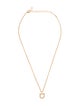 Ferragamo Crystal Small Gancini Pendant Necklace