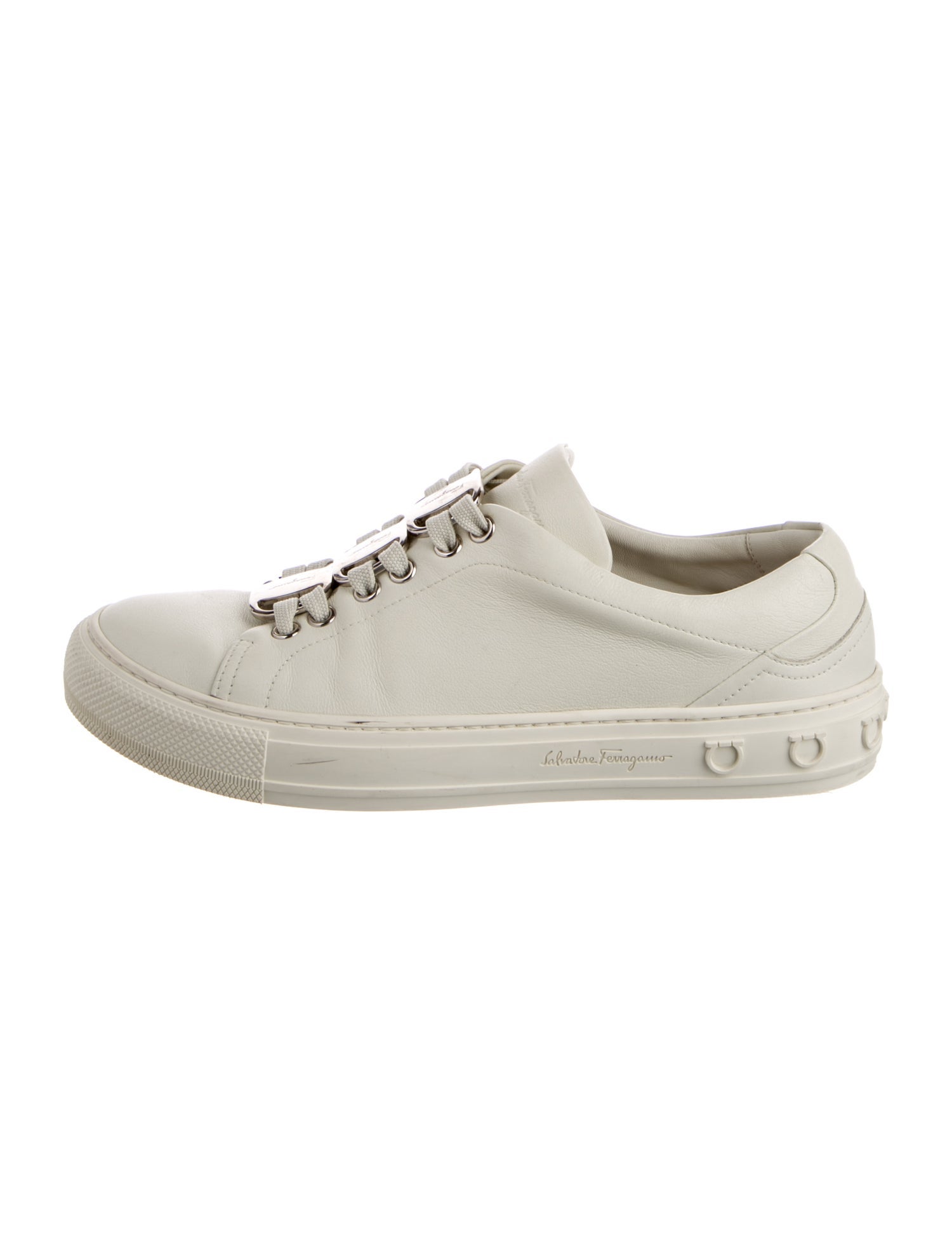 Ferragamo Leather Sneakers
