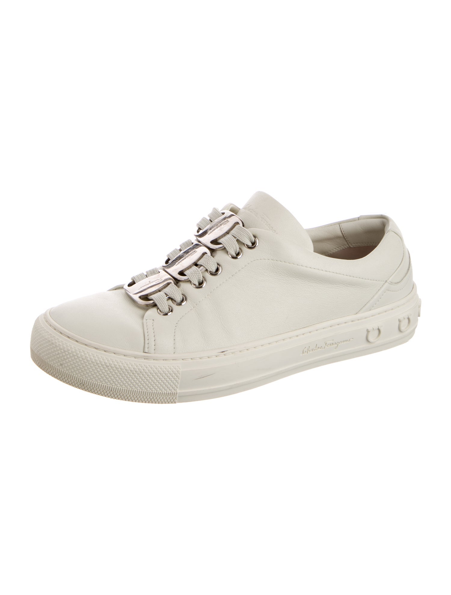 Ferragamo Leather Sneakers